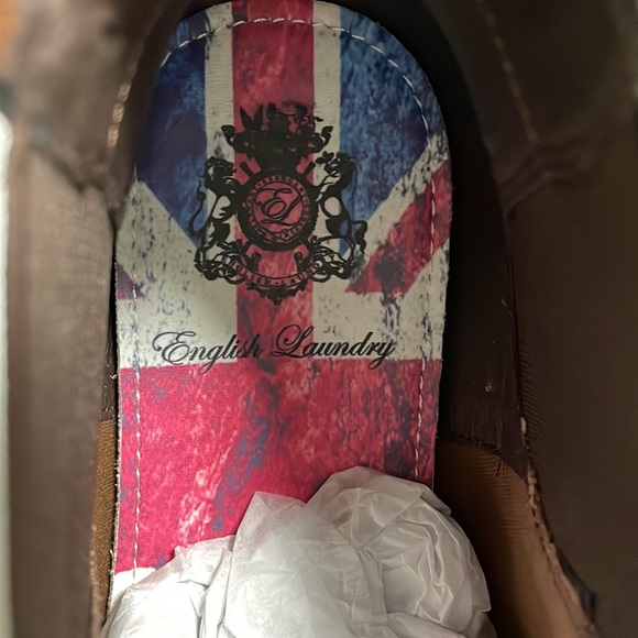 NEW English Laundry Mens Weldon Chelsea Boot In Brown - 8 - Picture 14 of 14